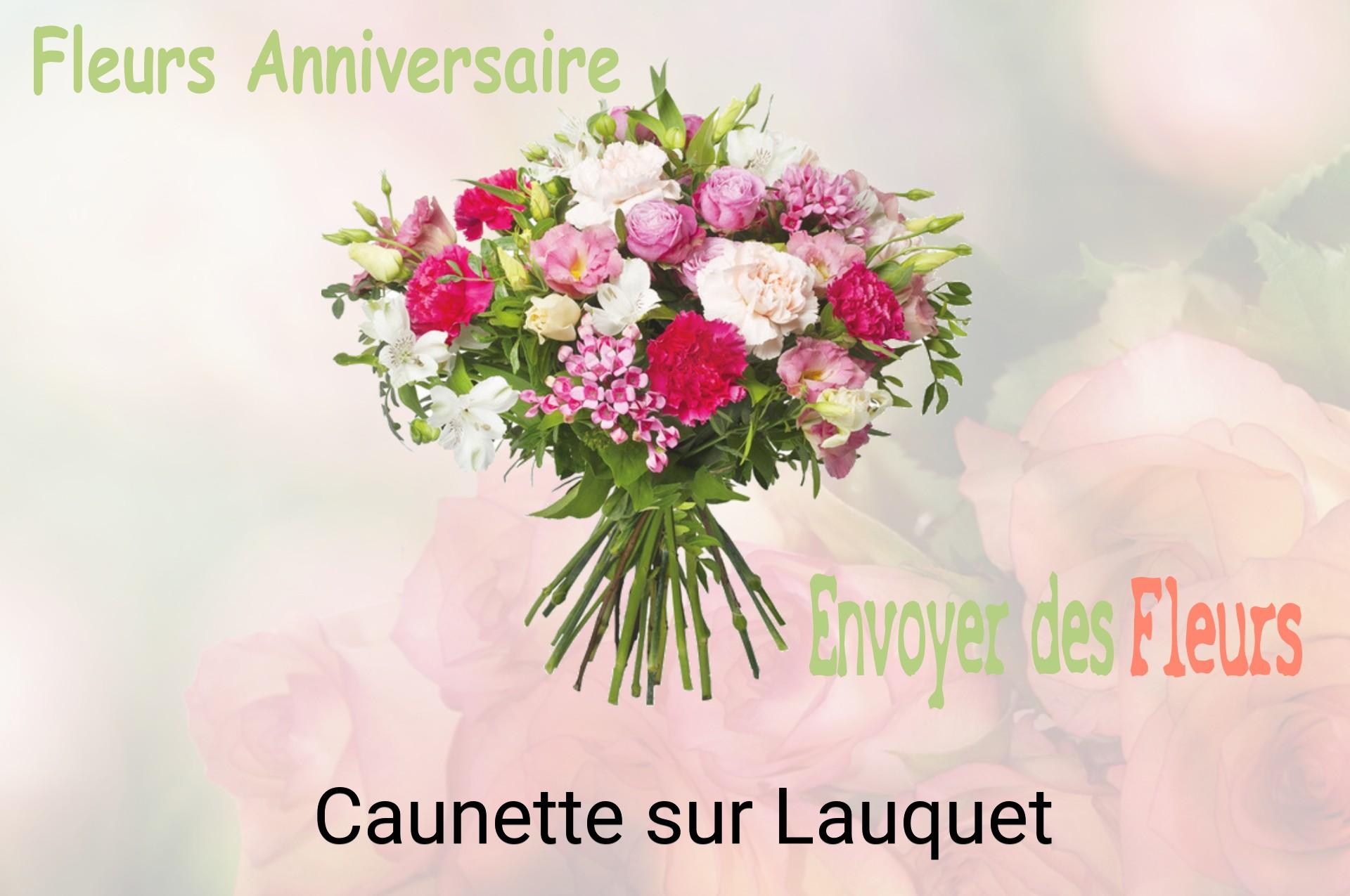 Bouquet de fleurs d’anniversaire livré à Caunette-sur-Lauquet