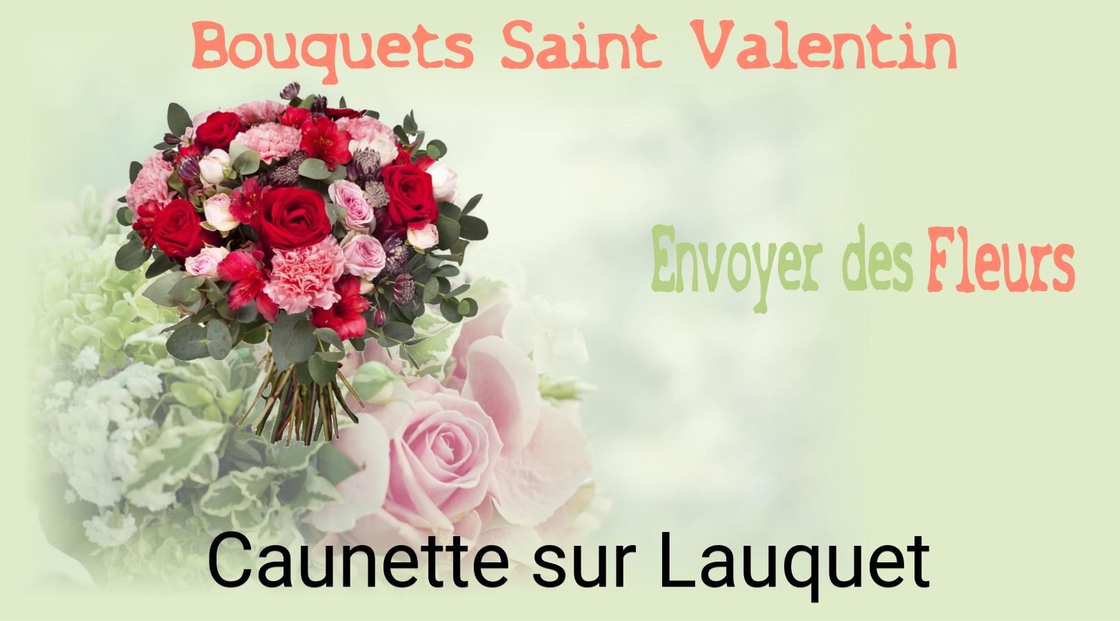 Roses de Saint-Valentin livrées à Caunette-sur-Lauquet